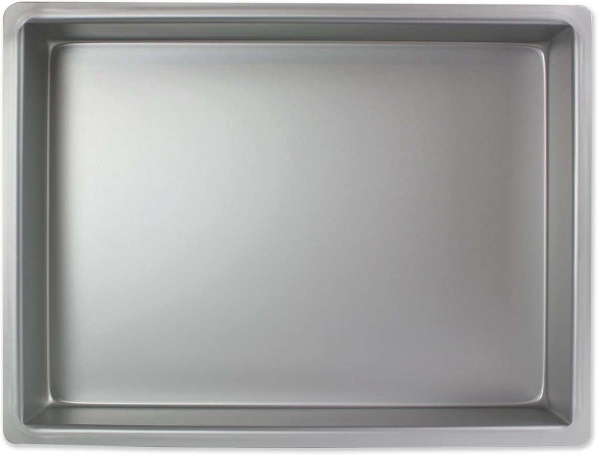 Professionele langwerpige bakvorm van geanodiseerd aluminium 305 x 457 mm