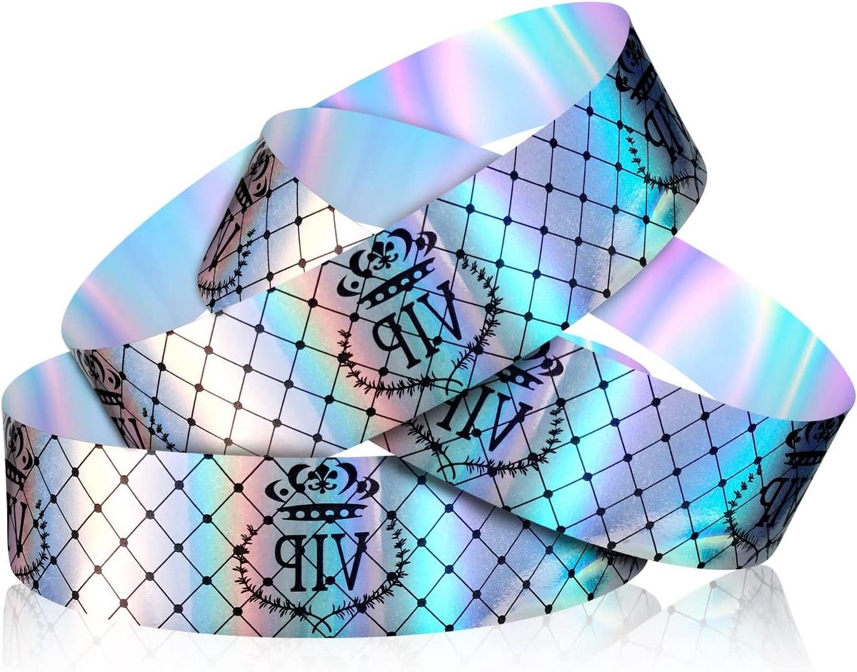 Allecta - Polsbandjes voor VIP's, Evenementen, Entree - 500 stuks - Zilverkleurig
