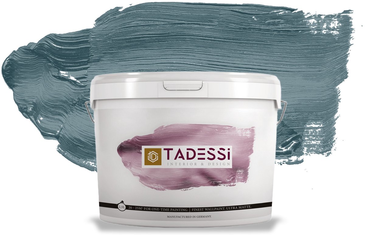 Tadessi Color Vista Muurverf - Dispersie - Staalblauw Mat - 5 L