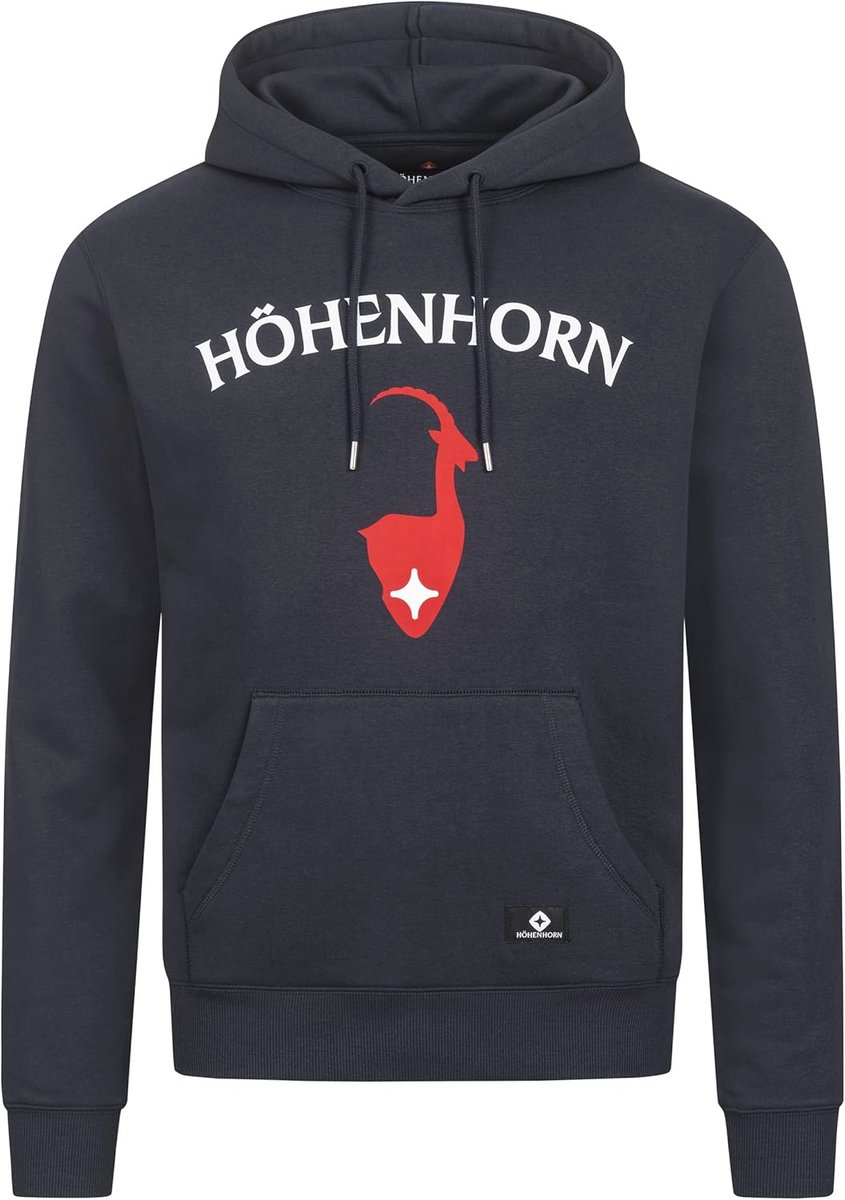 Heren hoodie met capuchon van hoogwaardig katoen