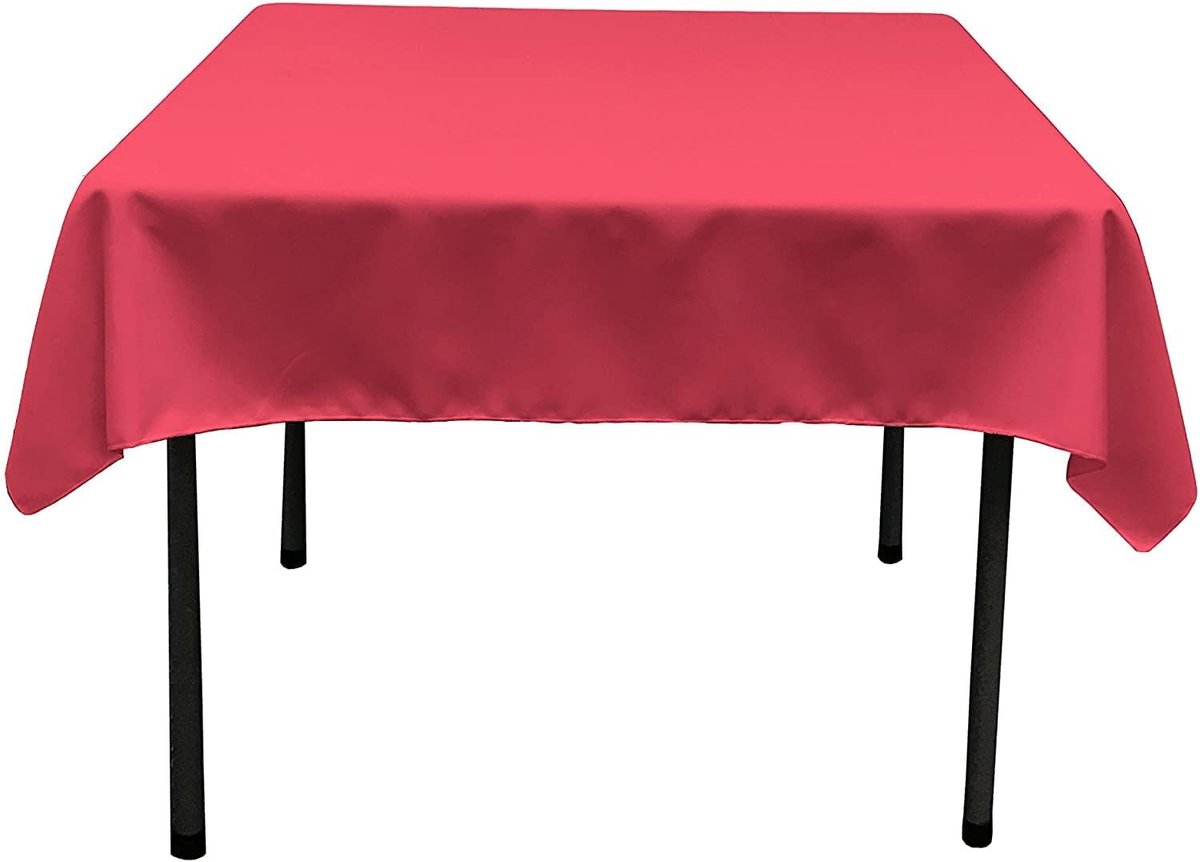 Famanu - Klassiek linnen tafelkleed in popeline polyester, elegant vierkant model