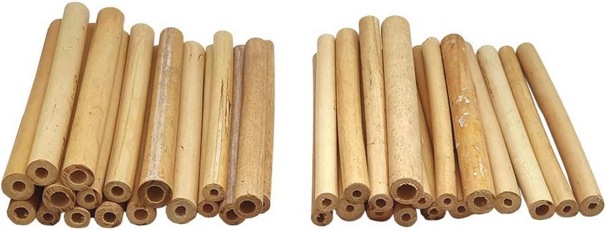 Bamboe Tubes voor Bijen - 15cm - 100 Stuks