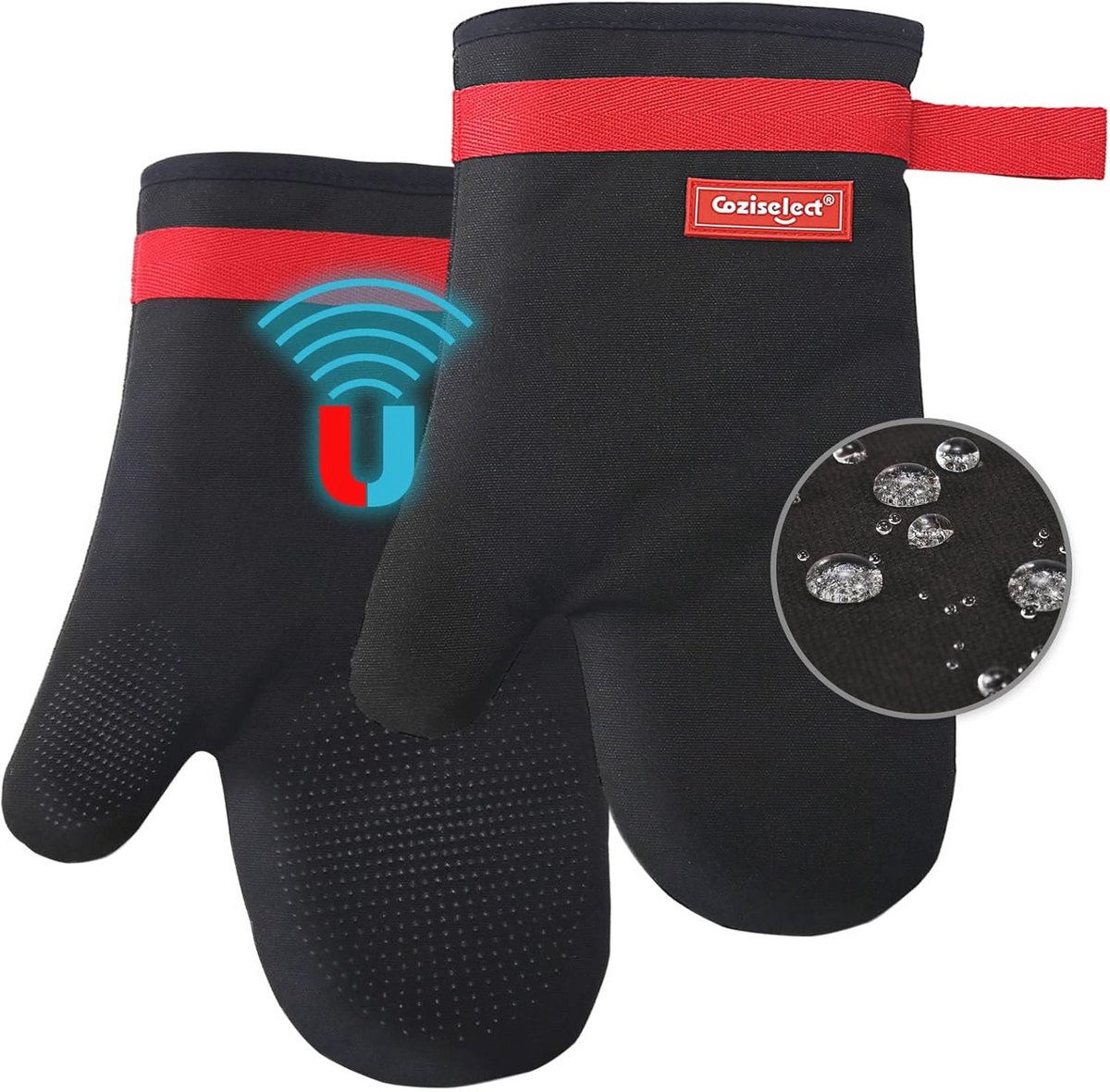 Hittebestendige Ovenhandschoenen met Antislip en Magnetisch Ontwerp