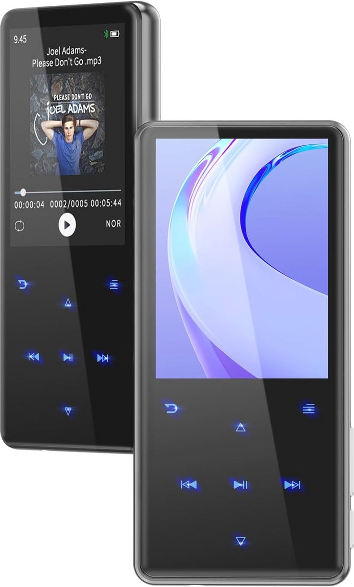 64GB Draagbare MP3-speler met Bluetooth 5.3 en Ingebouwde Luidspreker