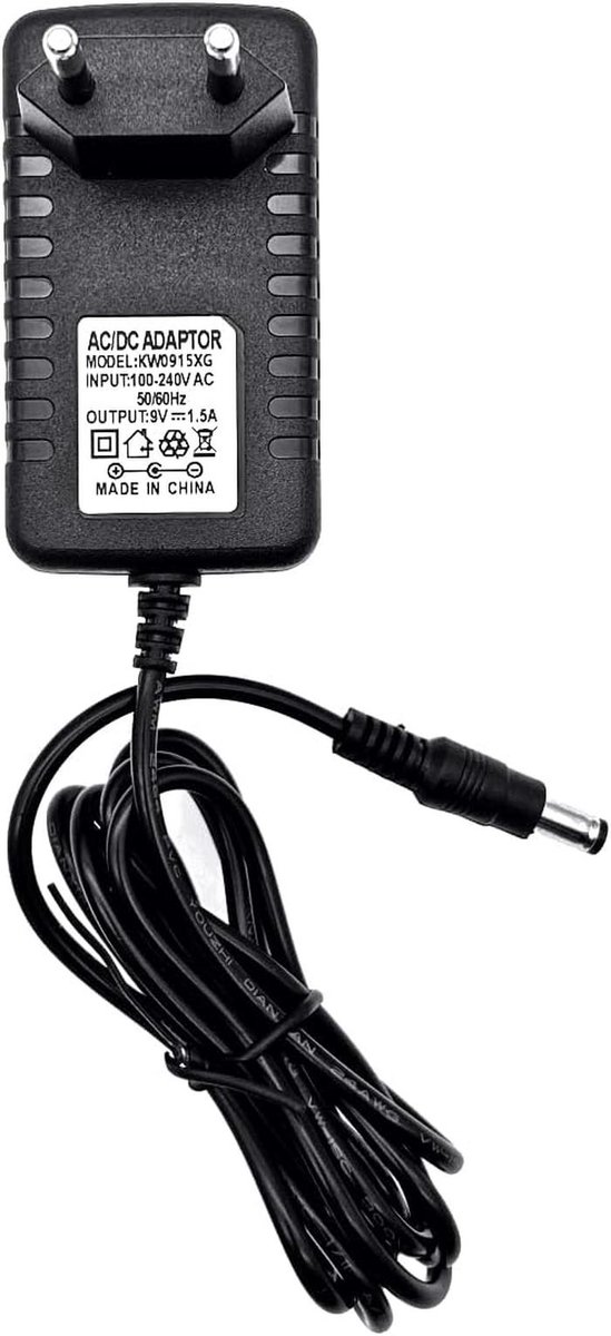 Oplader 9V 1,5 A Voor Labelprinter - AC-Voedingsadapter Geschikt Voor Diverse Modellen