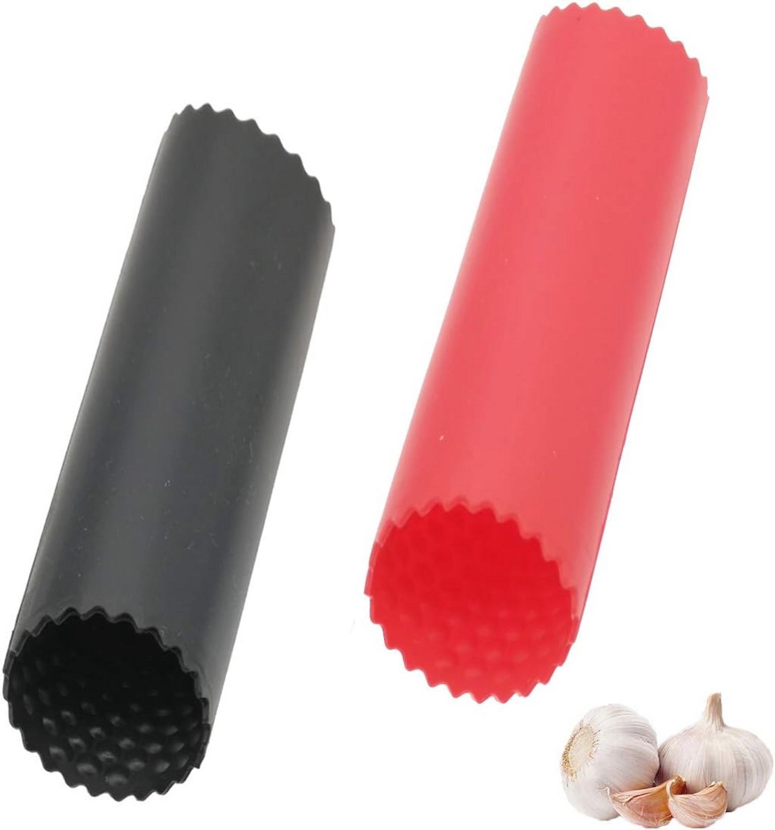 Siliconen Knoflook Dunschiller - 2 Stuks, Geurvrije Keuken Gadget