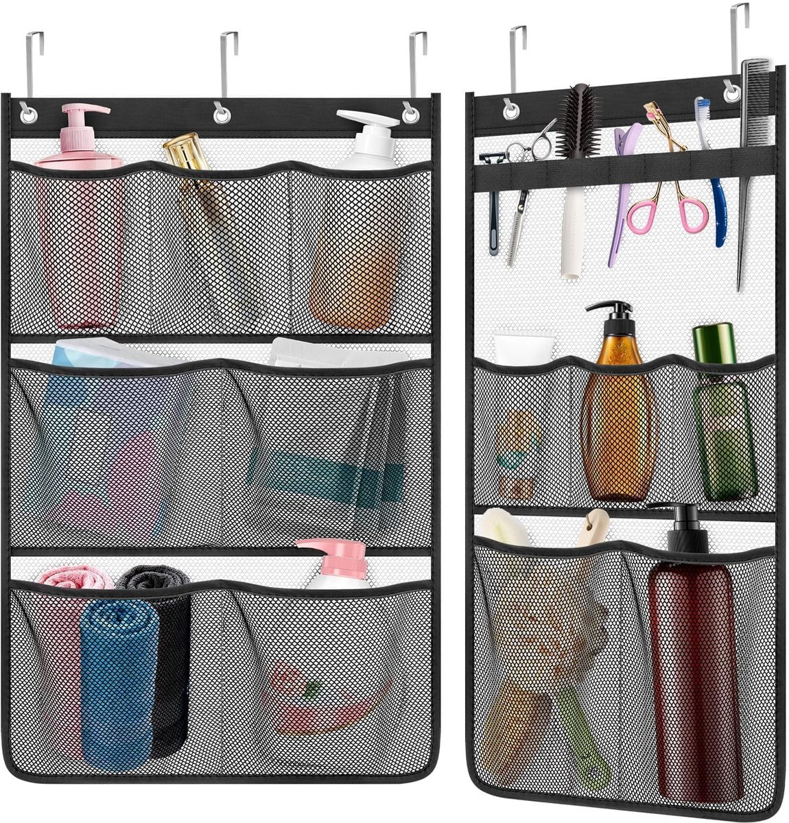Unyqoos® Set van Twee Sneldrogende Hangende Organizers voor de Badkamer