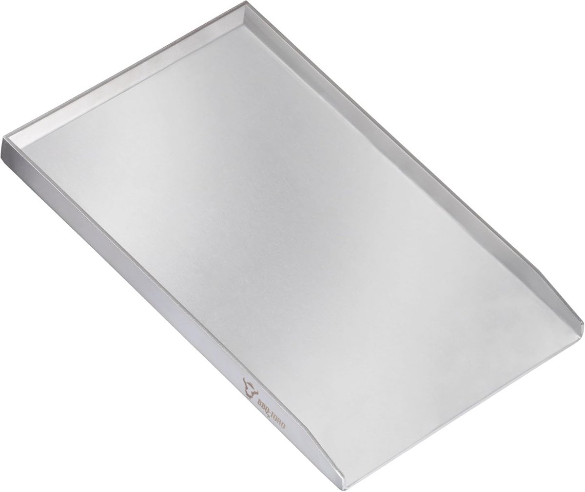 Roestvrijstalen Grillplaat voor Barbecue - 32,5 x 49 cm, Universele Grillpan voor Houtskool en Gas