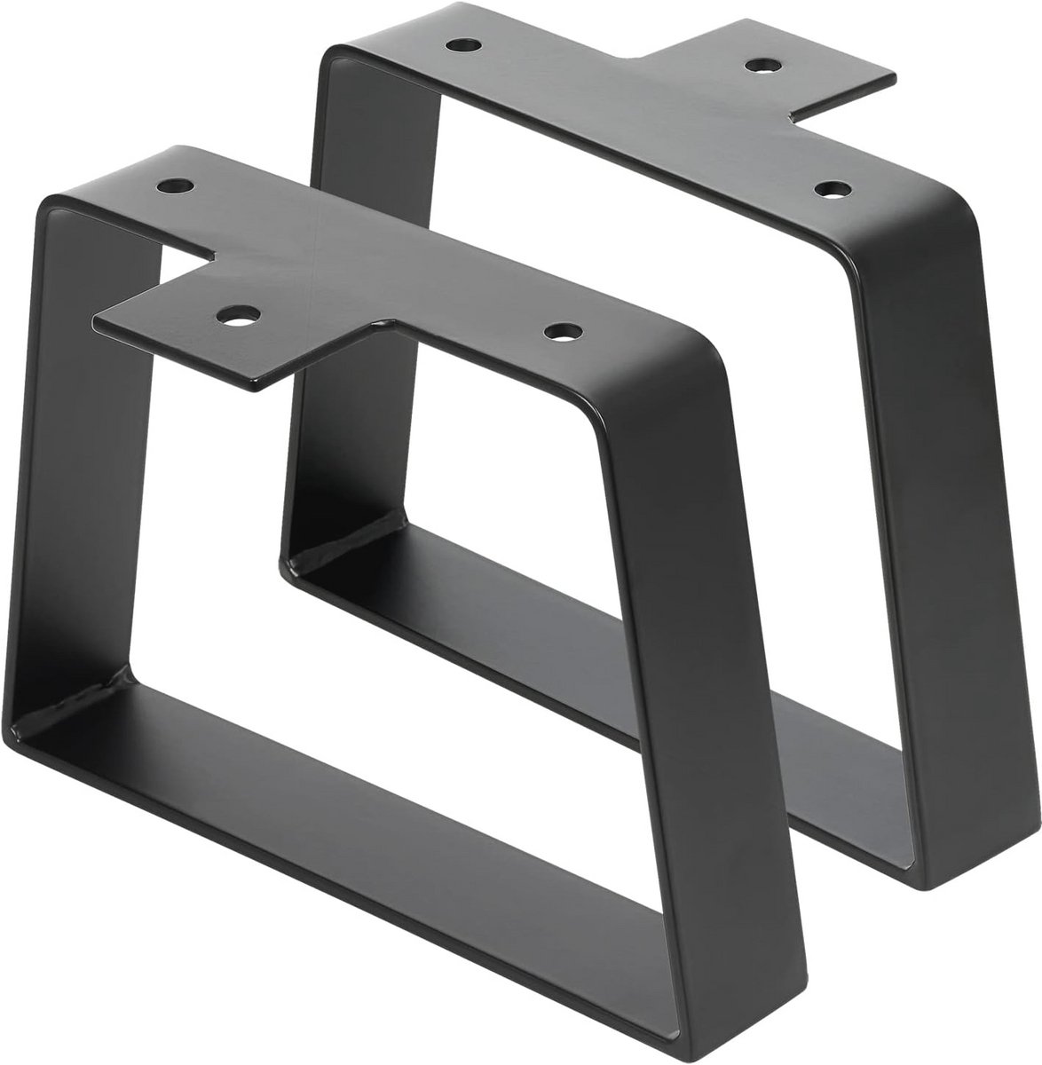 8" trapeziumvormige tafelpoten voor metalen meubels - Robuust en Industrieel ontwerp voor DIY meubels