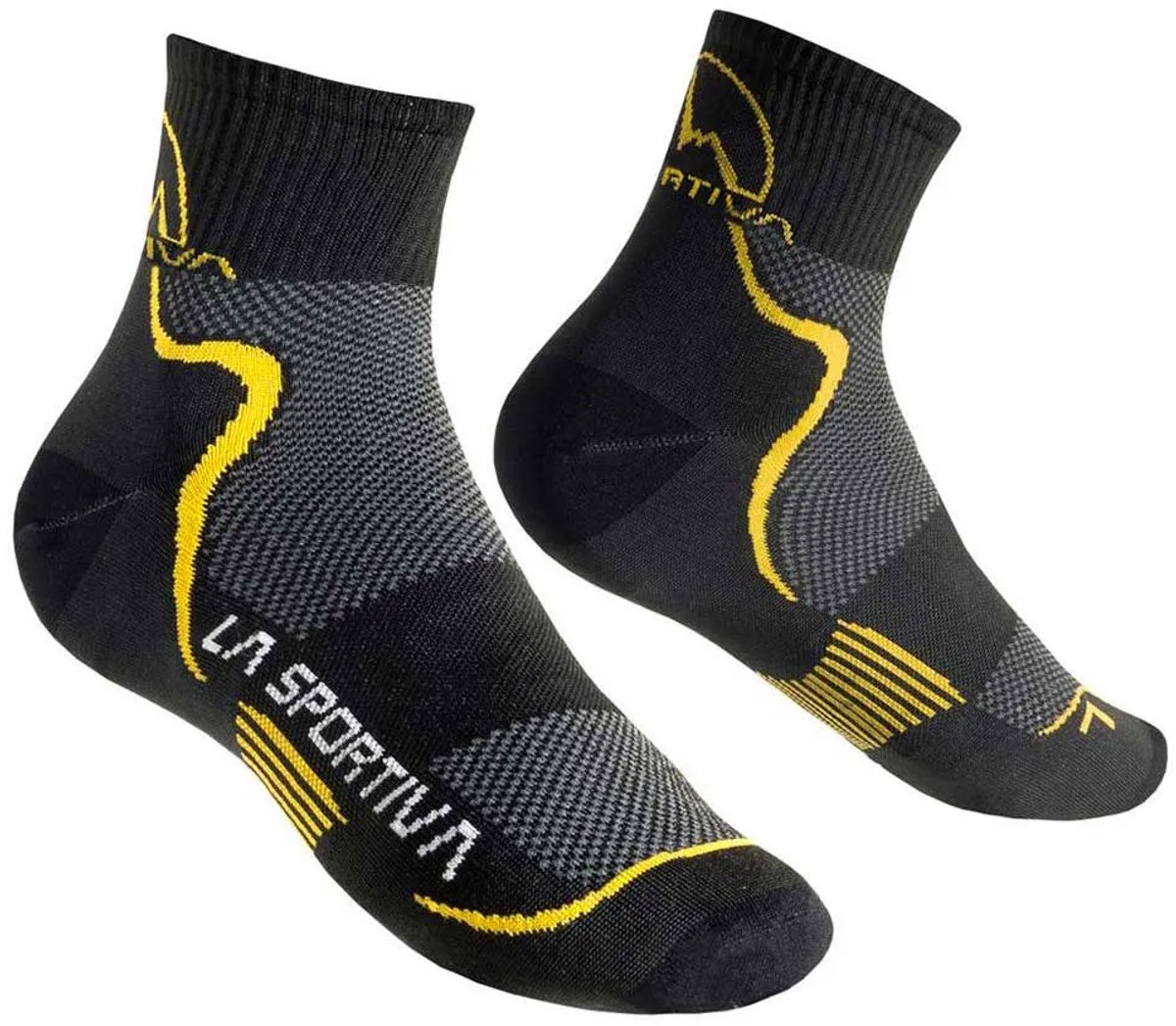 La Sportiva Mid Distance Sokken Man Zwart