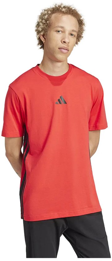 ADIDAS - m 3s sj t - T-shirt sportcasual km homme - Rouge
