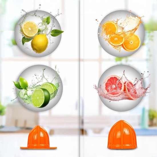 SNJY® Sinaasappelpers - Citruspers - Fruitpers - 40 W - 700ML - Zilver/Zwart van SNJY — afbeelding 2