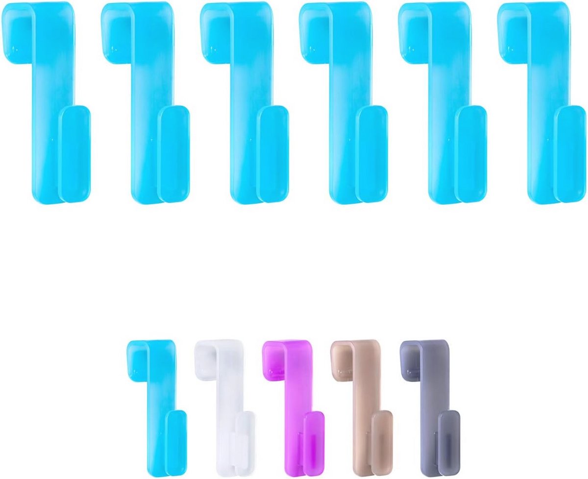 Ronde Radiatorhaken - 6 Stuks - Perfect voor Handdoeken - Eenvoudig en Praktisch