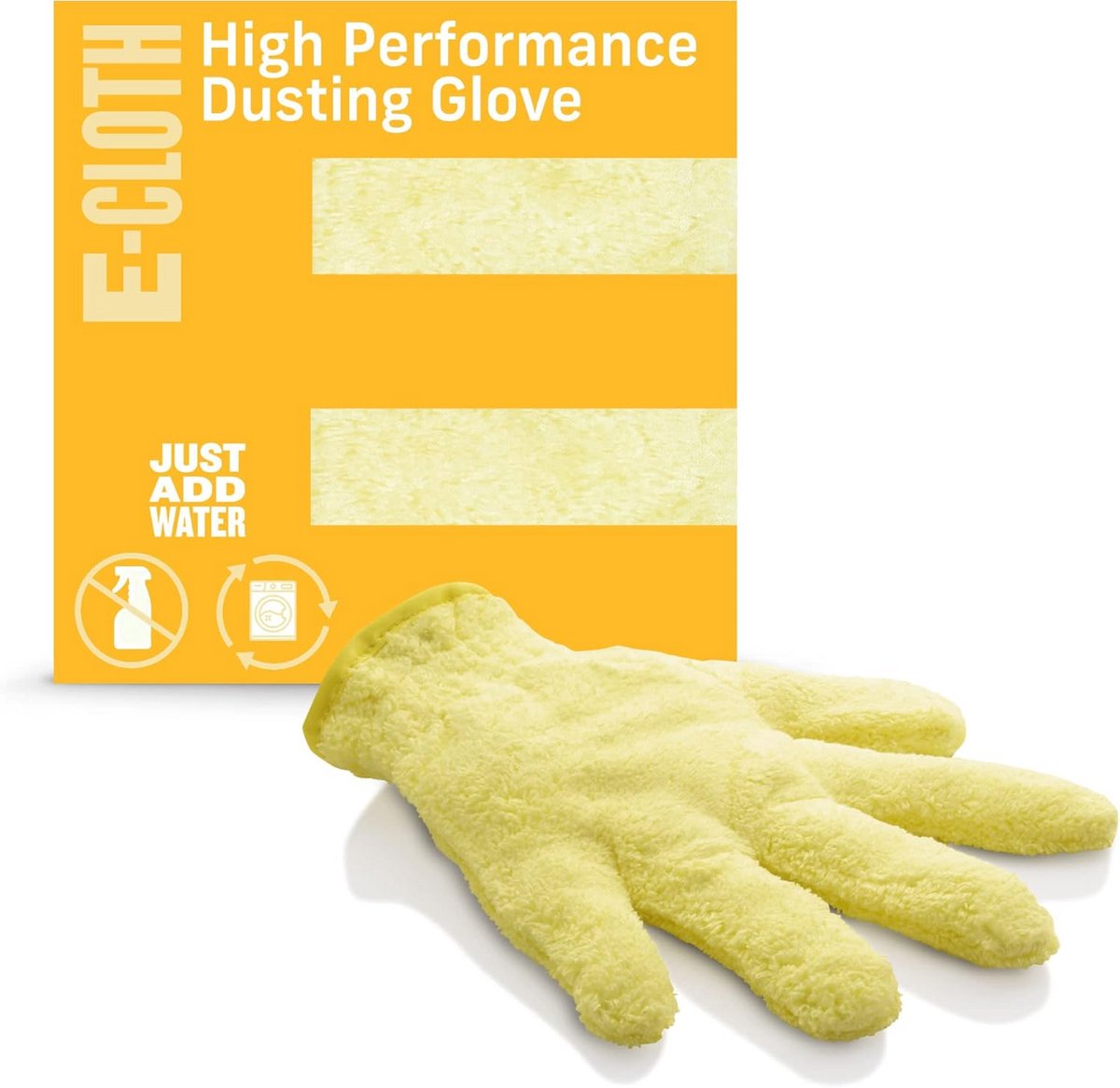 High-quality reusable microfibre dust gloves for cleaning - 100 wash guarantee - 1 pack