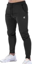 Relentless® - Trainingsbroek Heren - Joggingbroek Heren - Sportbroek Heren - Fitnessbroek - Zwart L