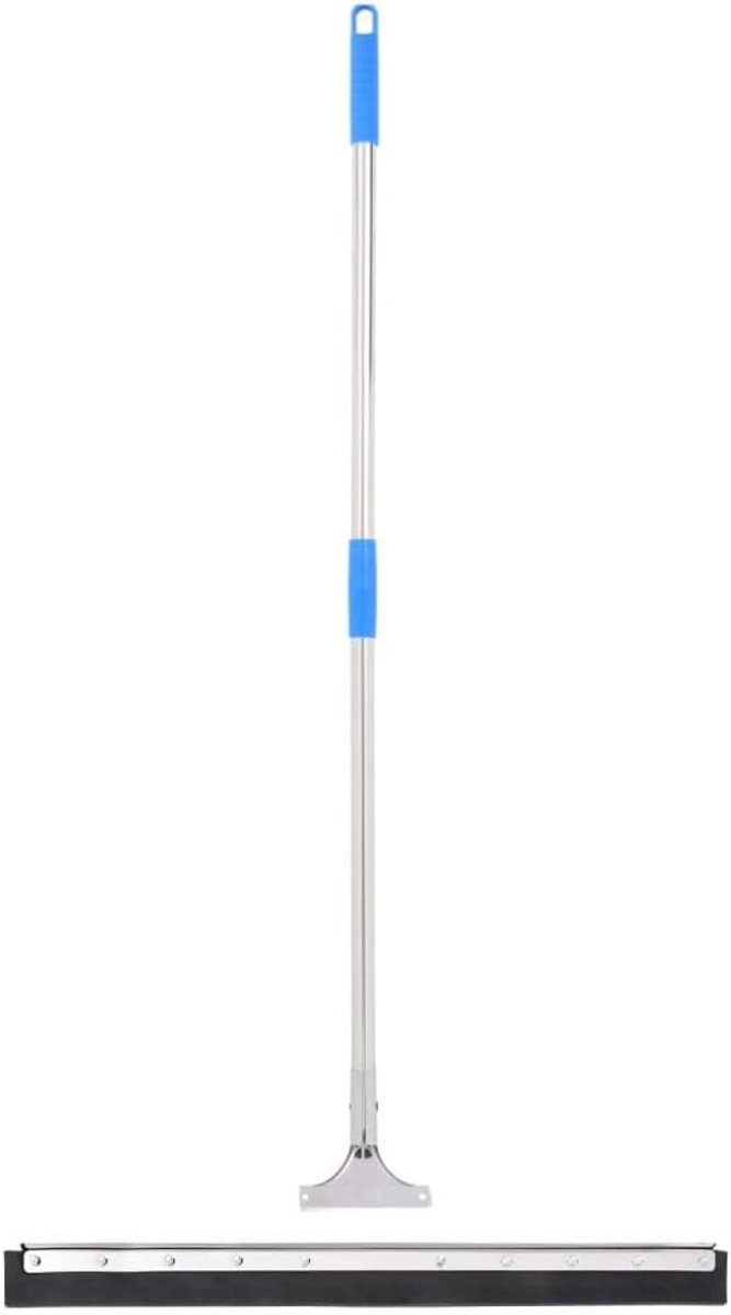 Vloerwisser 75x119,5 cm van staal en rubber - Efficiënt voor Schoonmaken van Vloeren