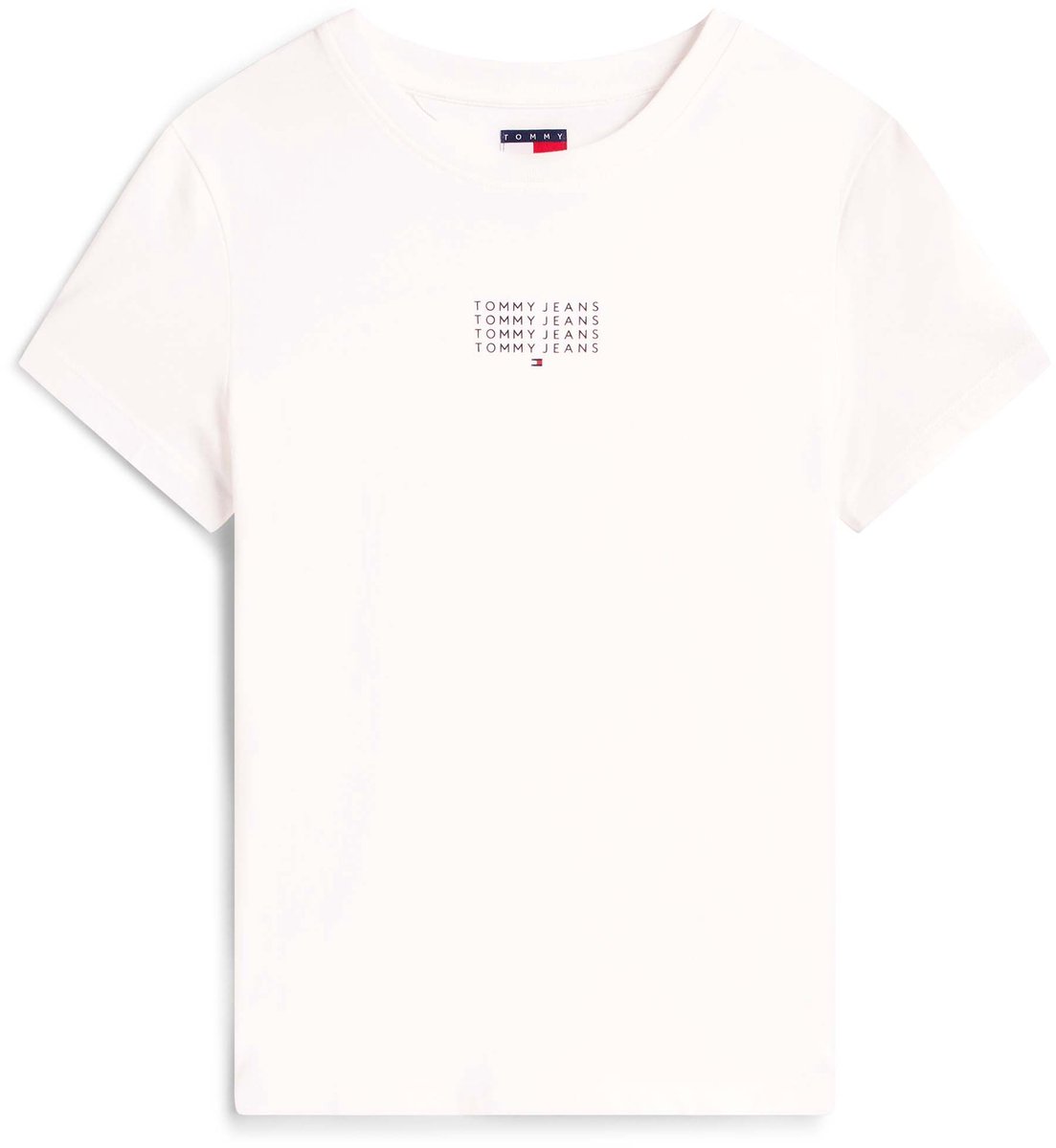 T-Shirt Tommy Jeans Tjw Slim Multi Linea - Fashion Wear - Vrouwen