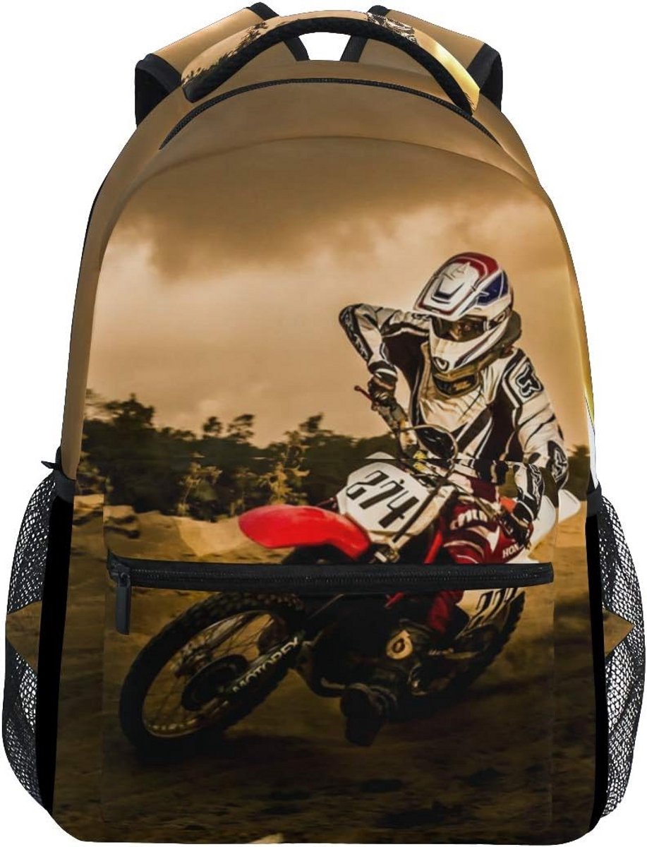 Lichtgewicht Motocross Rugzak voor Laptop en Outdoor Activiteiten