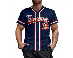 Gepersonaliseerde honkbalshirts voor heren en vrouwen, uniek baseball jersey, ideaal voor teamactiviteiten