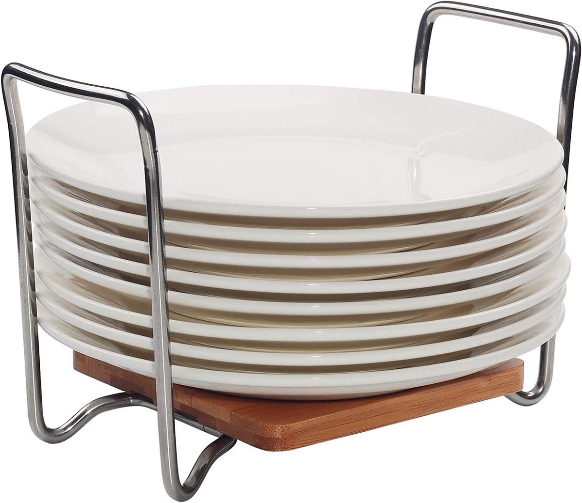 Verstelbare Schotel Houder Organizer - 6" tot 9" (15-23 cm) voor Keuken, Kasten en Plank