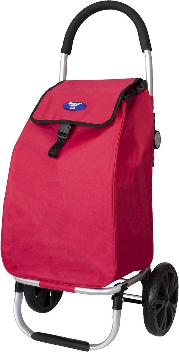 Opvouwbare Aluminium Winkelwagen - Rood