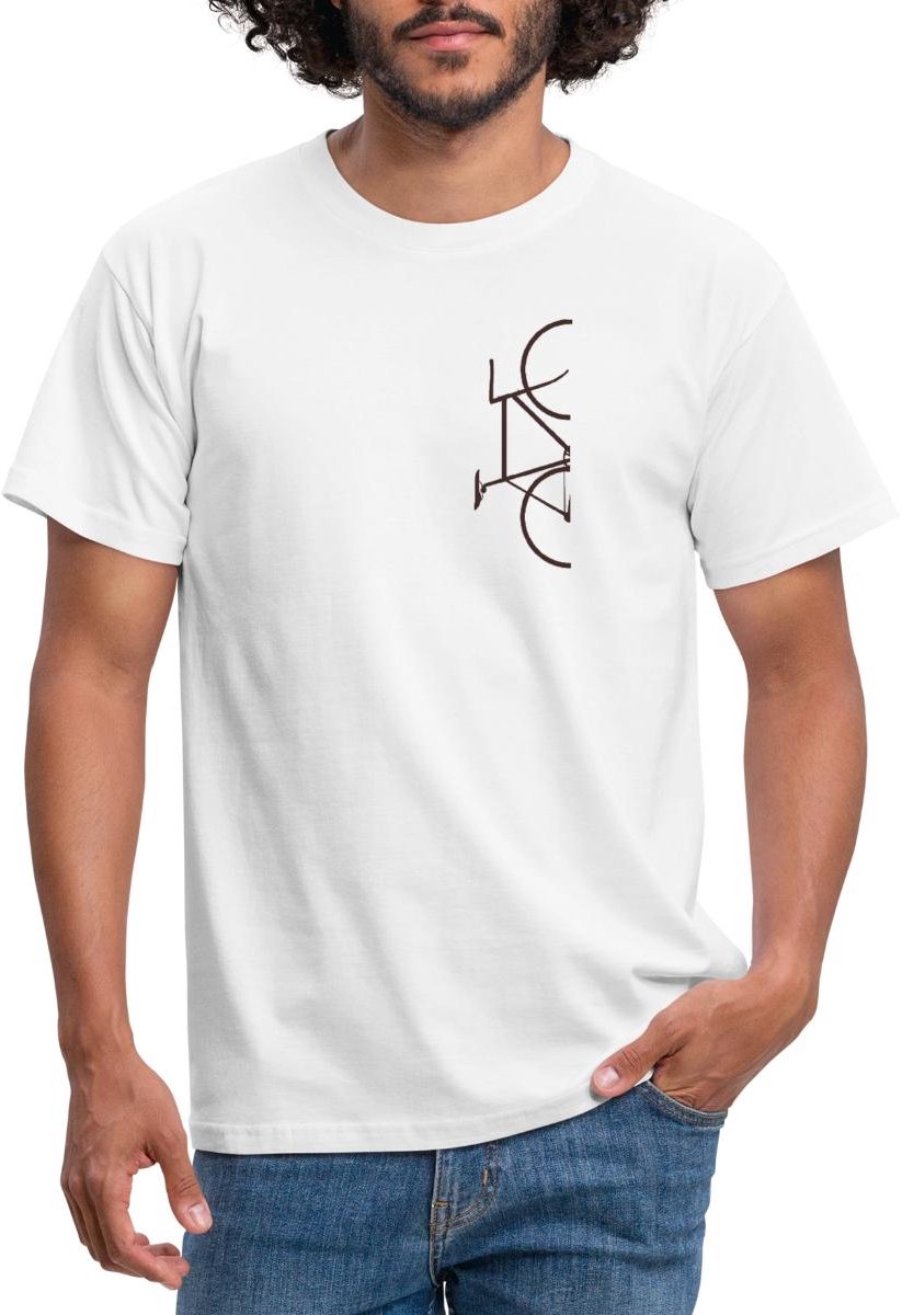Halve Fiets T-Shirt Heren