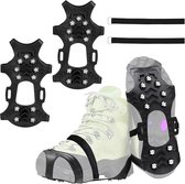 Spikes voor schoenen, 2 stuks, 5-tanden, antislip, winterwandelspikes