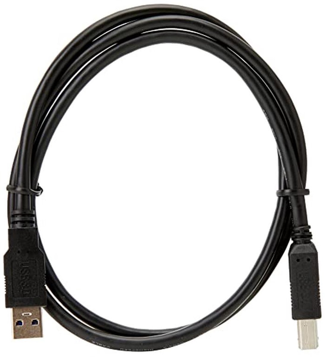 USB 3.0 A-B Verbindingskabel 1 m - SuperSpeed Datakabel tot 5 Gbit/s, Oplaadkabel, Zwart