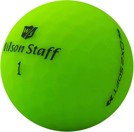 24 Golfballen - Premium Selection - Groene Matte Afwerking - Gebruikte Golfballen — afbeelding 3