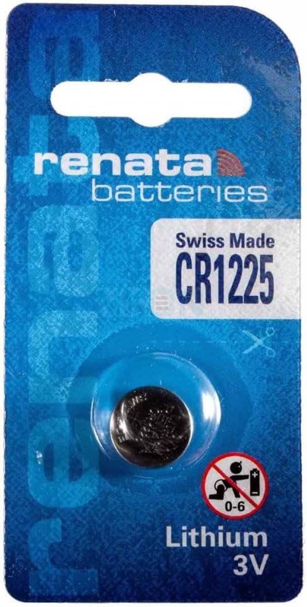 48mAh 3V CR1225 Batterij - 1 Stuk