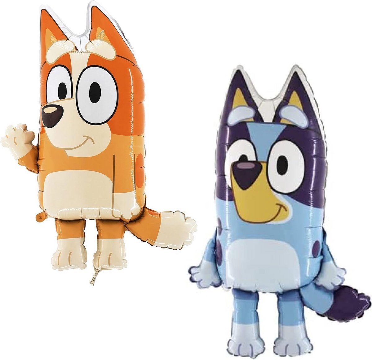 Vrolijke Bluey en Bingo Folieballonnen - Pakket van 2 - 32 inch