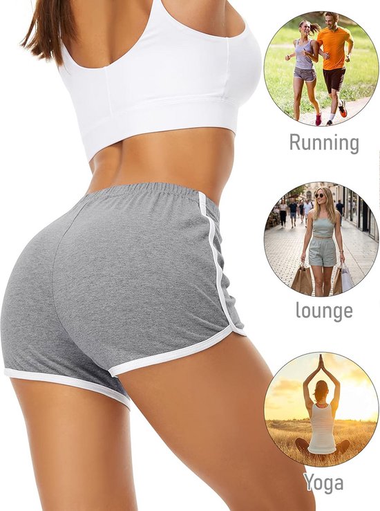 Katoenen Sport Shorts voor Dames - Ideaal voor Yoga, Hardlopen en Actieve Lifestyle — afbeelding 5
