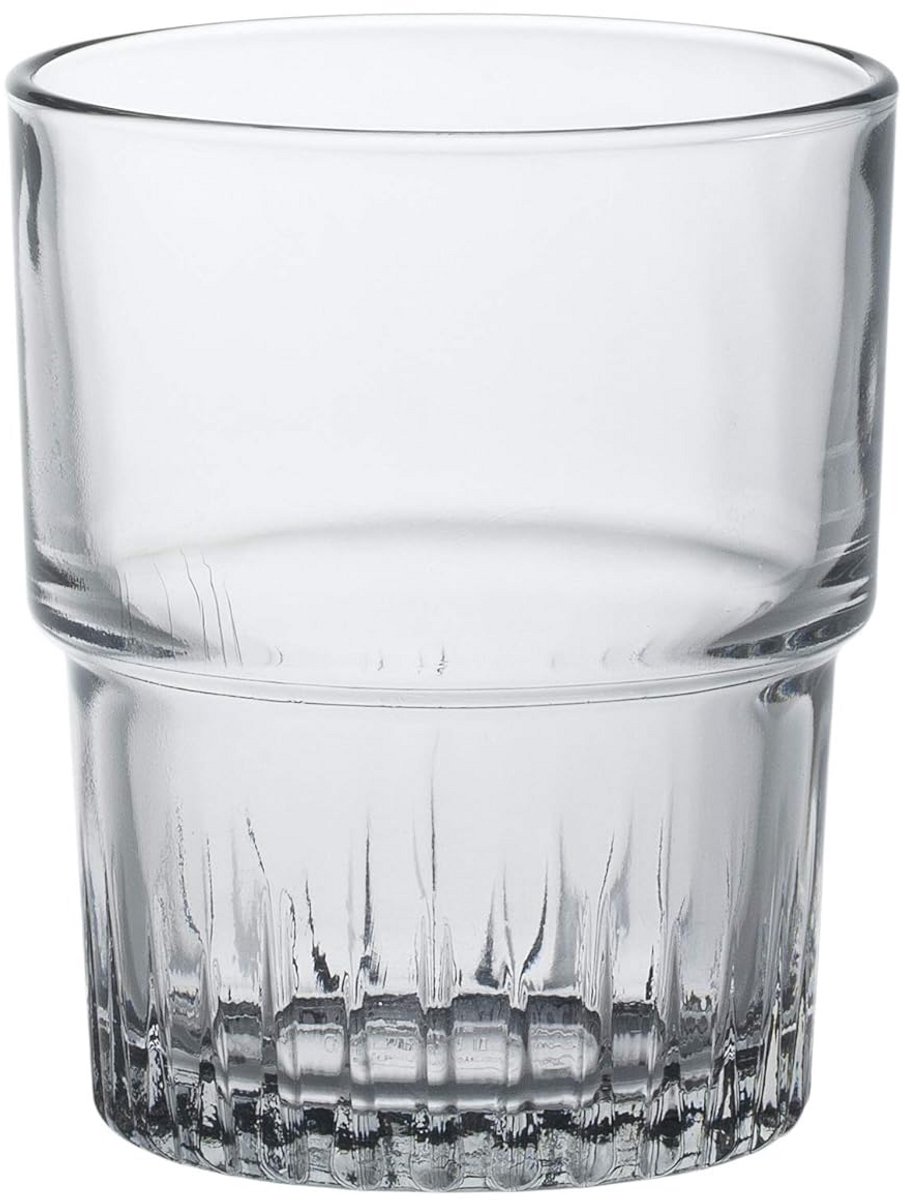 Stapelbare waterglazen 160ml - Set van 6, Onbreekbaar en Hygiënisch