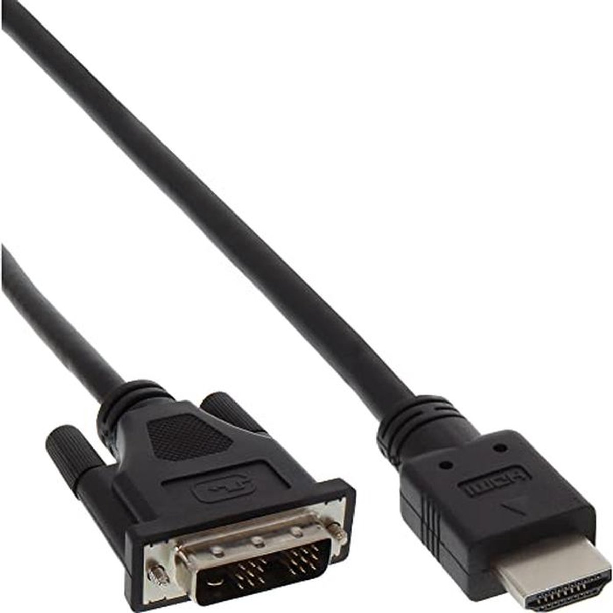 HDMI naar DVI Adapterkabel 2m - Videokabel voor optimale beeld- en geluidsweergave