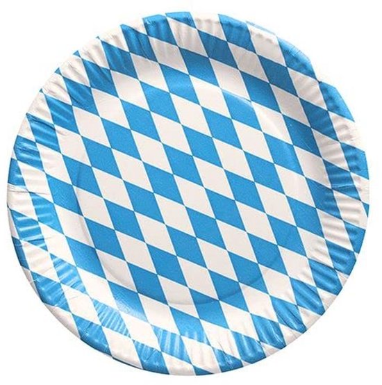 Oktoberfest borden - 50 sterke ronde borden Ø 26 cm