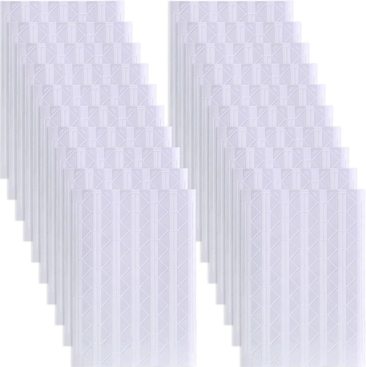 1020 Zelfklevende Fotohoeken voor Albums en Scrapbooking - Transparant