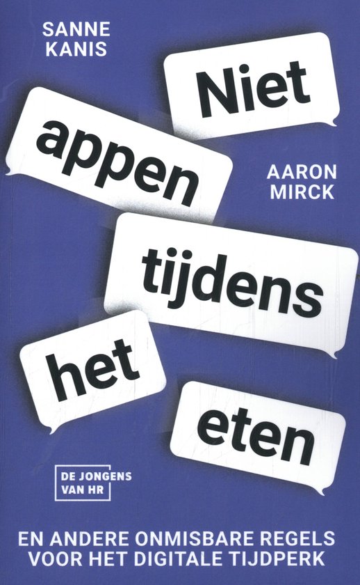 Niet appen tijdens het eten - cover