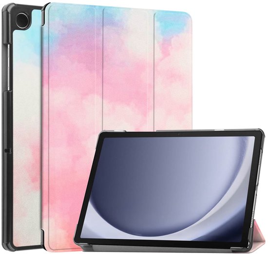 Étui pour tablette Samsung Galaxy Tab A9 Plus - Bookcase à trois volets iMoshion Design - Multicolore / Ciel