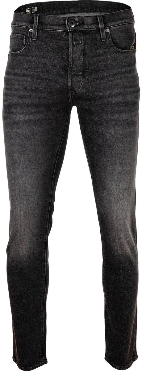 G-STAR Spijkerbroek 3301 Slim Wort Grijs