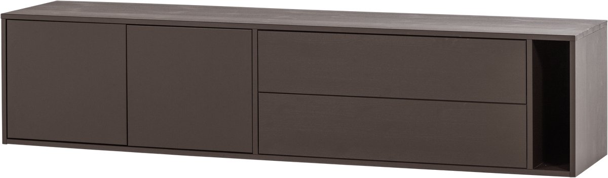 vtwonen Settle Down Tv Meubel - Grenen - Middenbruin - 45x200x44