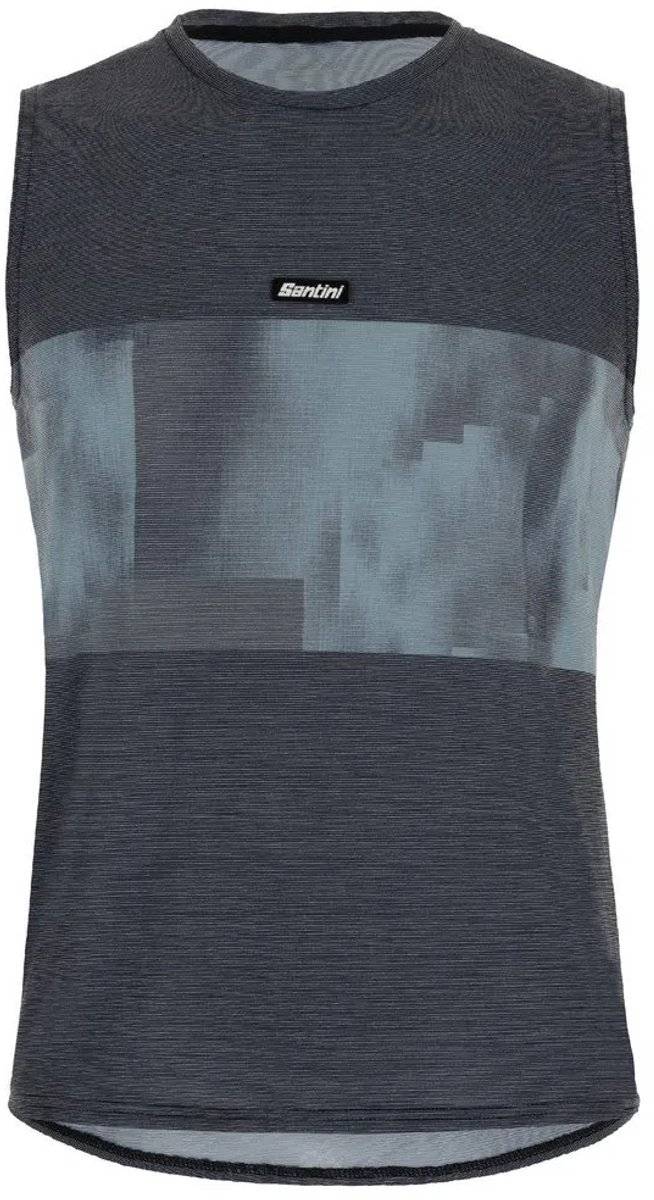 Santini Forza Indoor Collection Mouwloos T-shirt Grijs XL Man