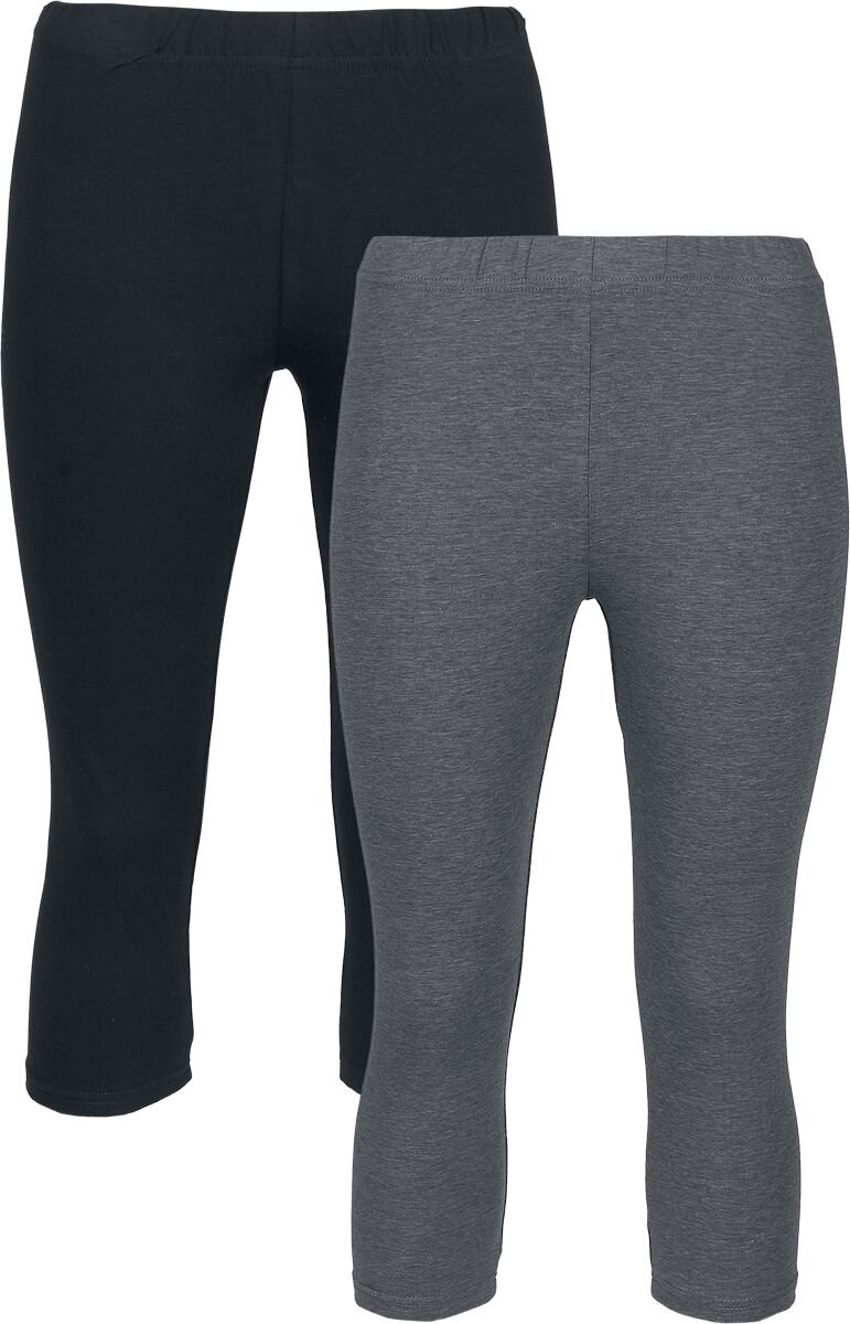 R.E.D. Rock-Engineered Design basic legging met elastische taille in dubbelpack - Dames - S