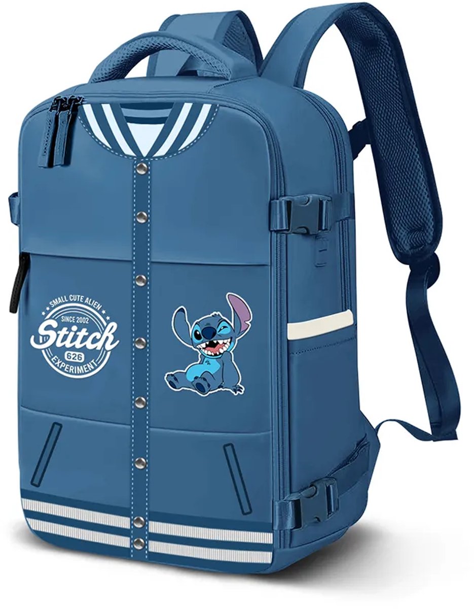 Karactermania Disney Lilo And Stitch Varsity 20l Rugzak Blauw