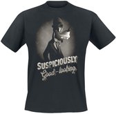T-shirt Mickey & Minnie Mouse Dingo - Suspiciously noir XXL Homme