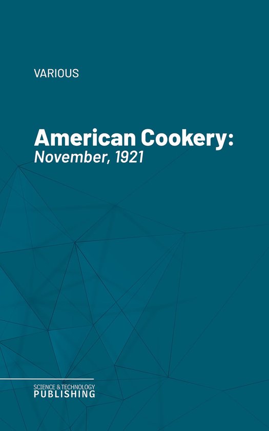 American Cookery - cover