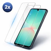 Screenprotector Geschikt Voor Samsung Galaxy A26 – 2-Pack – Gehard Glas 9H – Bubbelvrij – Case Friendly