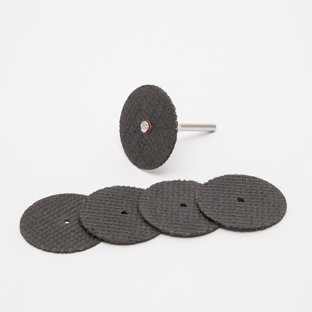 Hars Snijschijven Set - 5 Snijschijven Met Opspanstift Ø3,1mm - Max 28.000 RPM - Geschikt Voor Midi 10362 En Maxi 10363 Paneelboren - Slijpschijf Set Voor Precisiewerk - Verkoopeenheid 1 Set [10125-15]