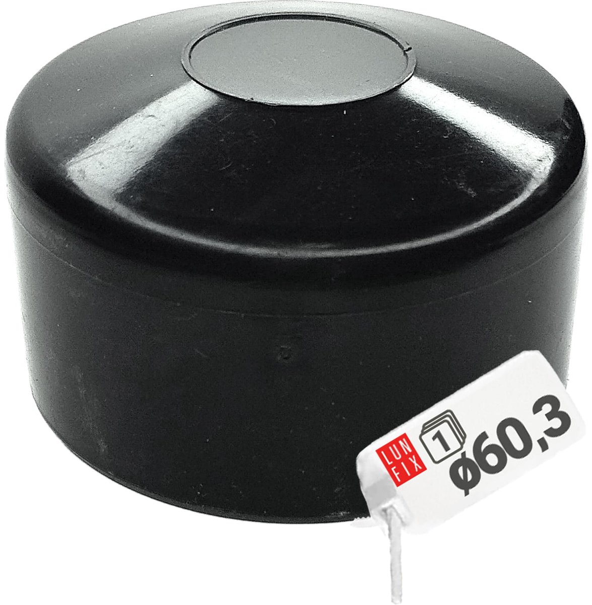 LUN FIX - Buiskap - 2" / 60,3 mm rond - 1 stuk - paalafdekking