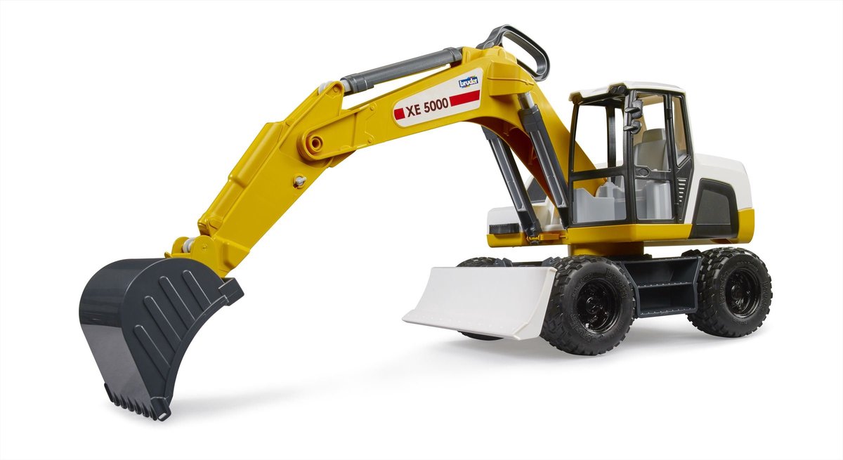 Bruder 03413 XE 5000 Graafmachine op wielen met draaibare bak thumbnail 6