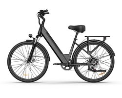 Elektrische fiets - Actieradius 80km - Verwijderbare batterij 36V13Ah - Motor 250W - Shimano 7 versnellingen - 26 Inch City Commuter EBike - Zwart